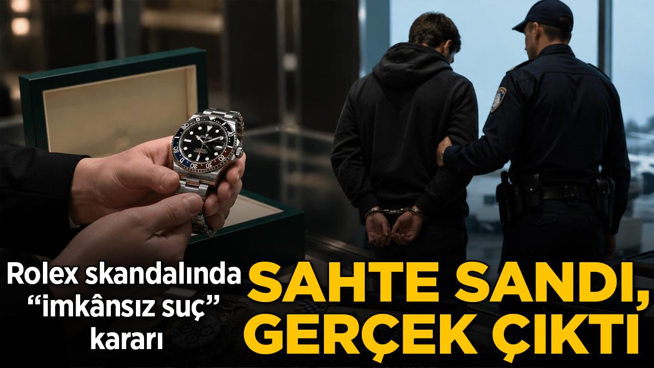 Rolex skandalında "imkânsız suç" kararı