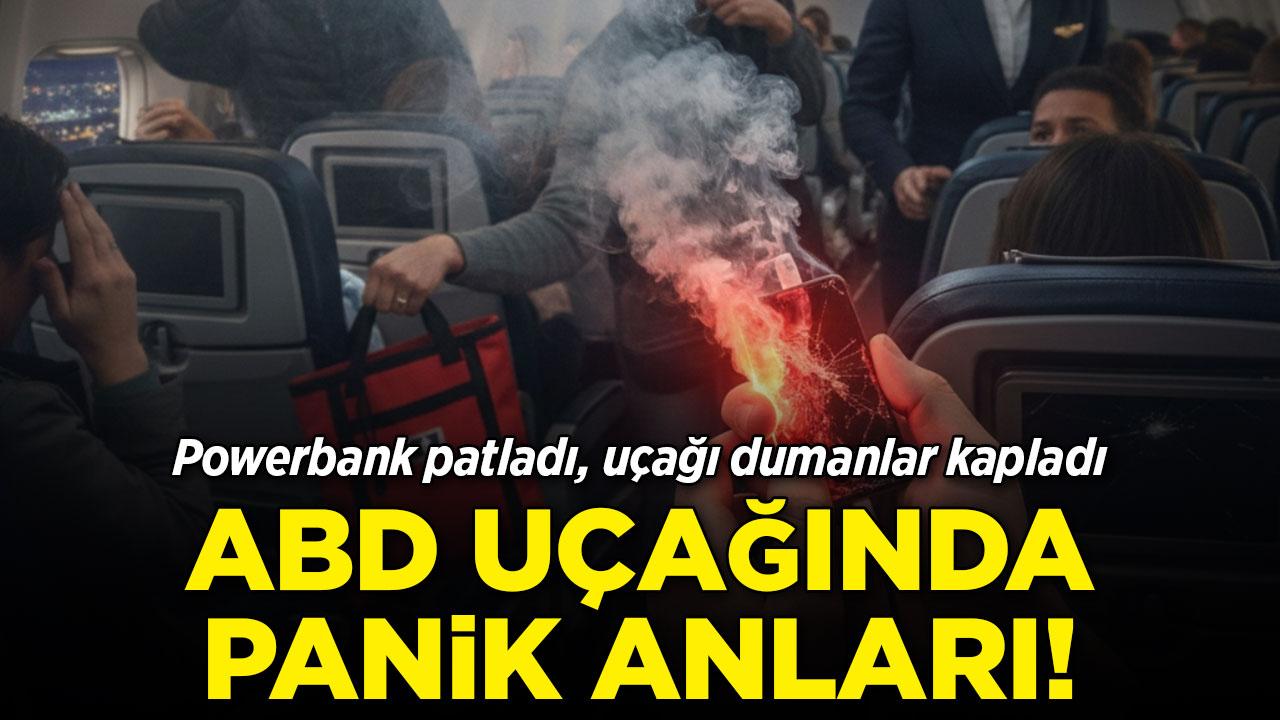 Seattle seferinde powerbank yangını