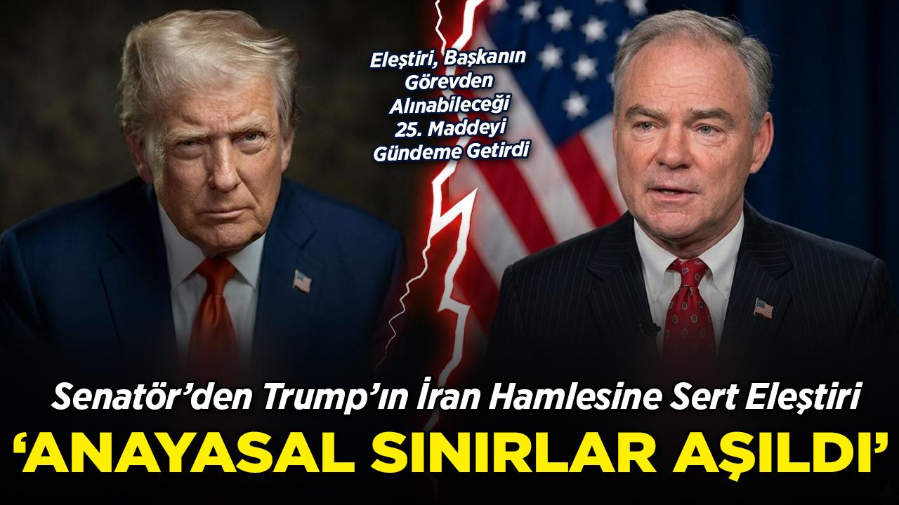 Senatör Trump'ın İran Hamlesini Eleştirdi: Başkanın Görevden Alınabileceği 25. Değişiklik Gündeme Geldi