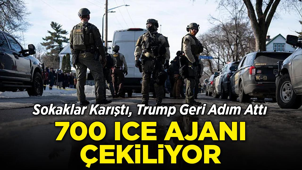 Sokaklar karıştı, Trump yönetimi geri adım attı: 700 ICE ajanı Minnesota'dan çekiliyor