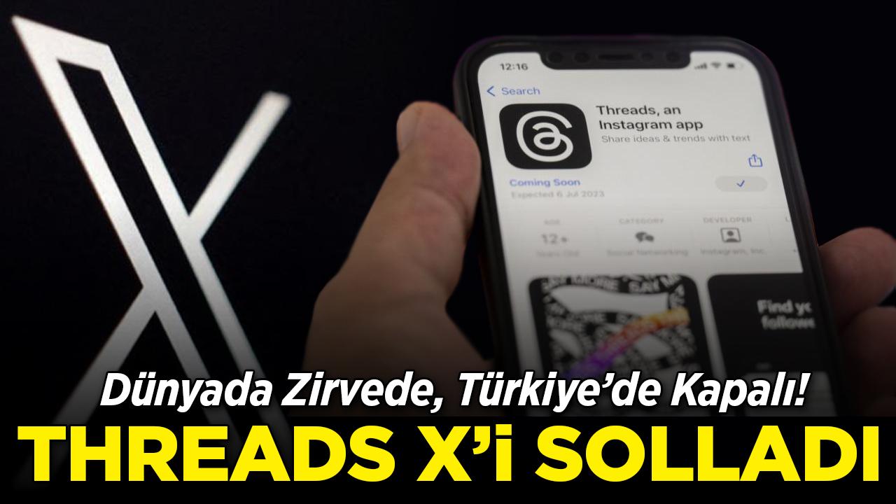 Sosyal medyada yeni lider: Threads, X'i solladı