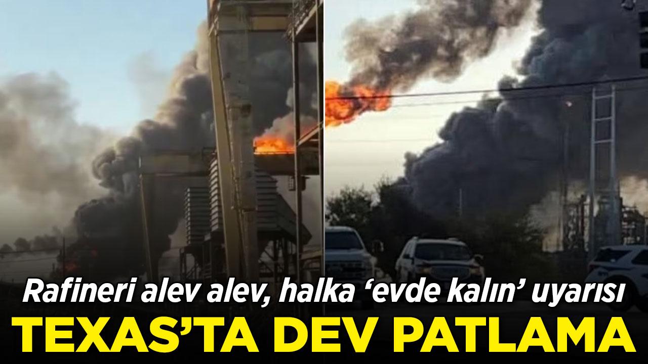 Texas'ta rafineride patlama