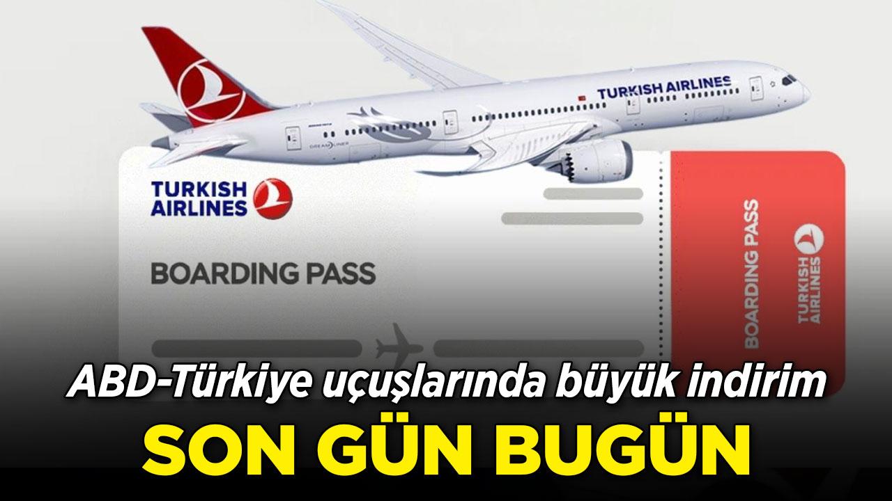 THY'den ABD–Türkiye uçuşlarında yüzde 30 indirim