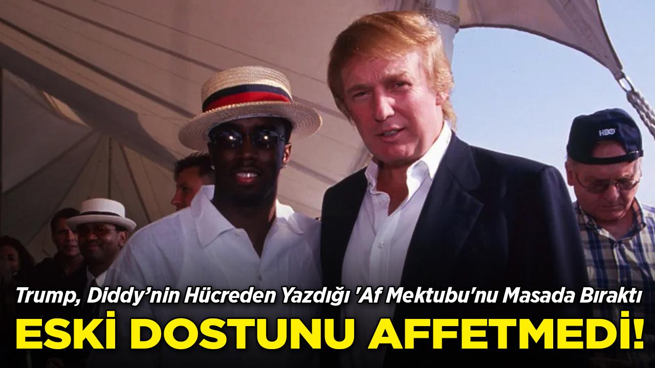 Trump, Eski Dostu Diddy'nin Hücreden Yazdığı 'Af Mektubu'nu Masada Bıraktı!