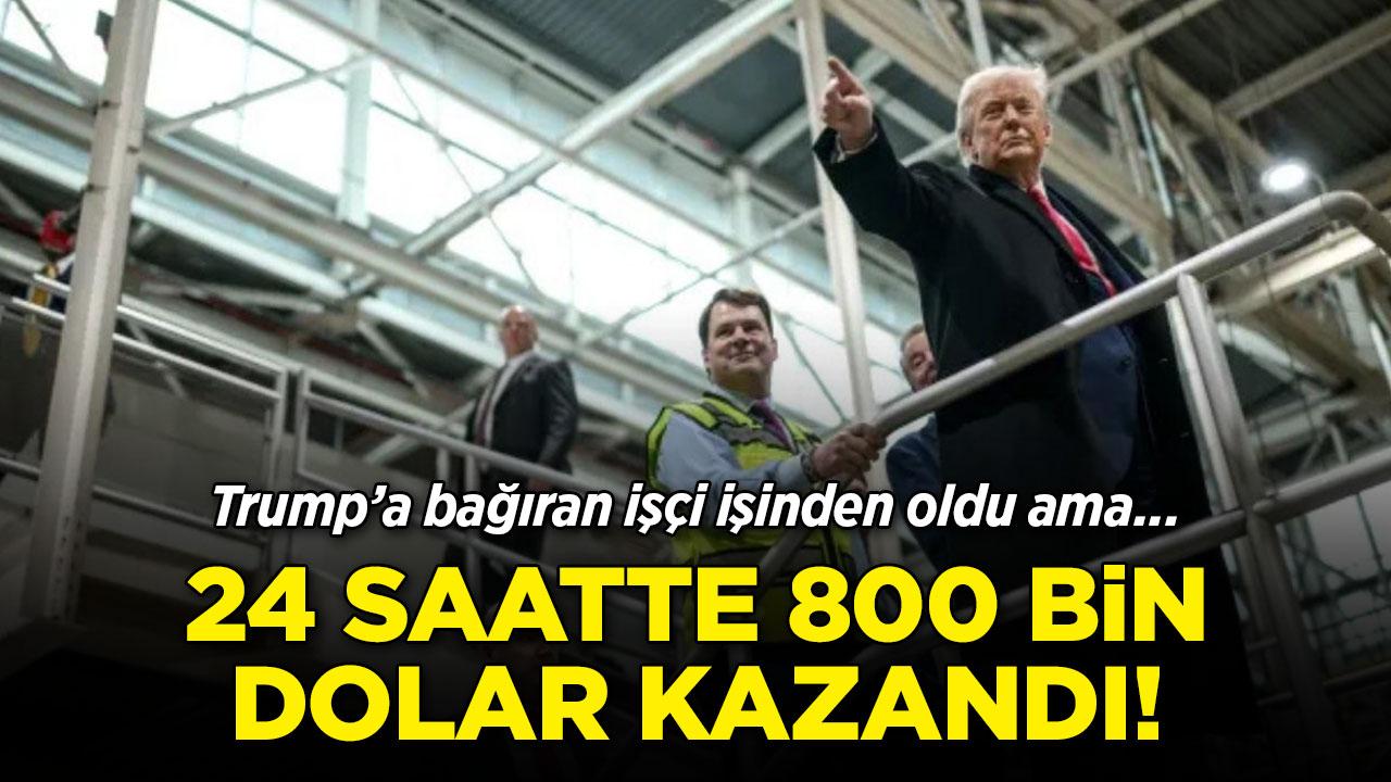 Trump'a bağıran Ford işçisi kovuldu