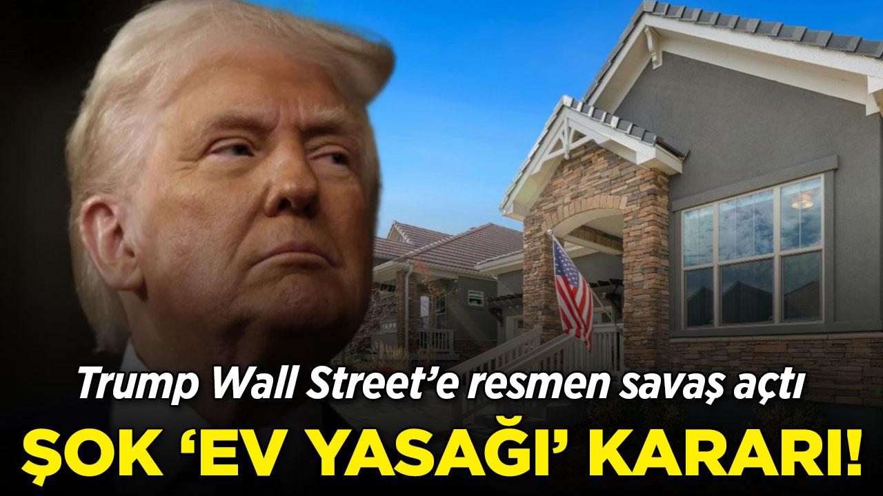 Trump'ın Wall Street'e 'ev yasağı' sonrası hisseler çakıldı