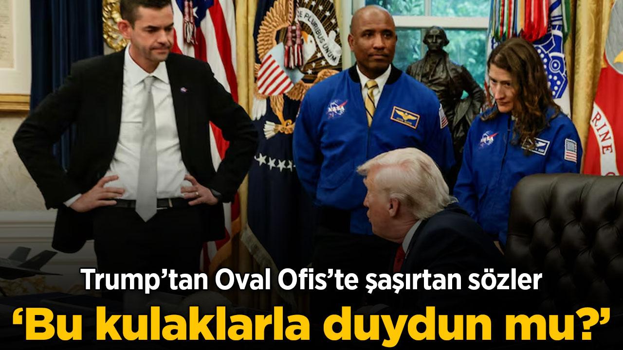 Trump'tan NASA yöneticisine "kulak" yorumu