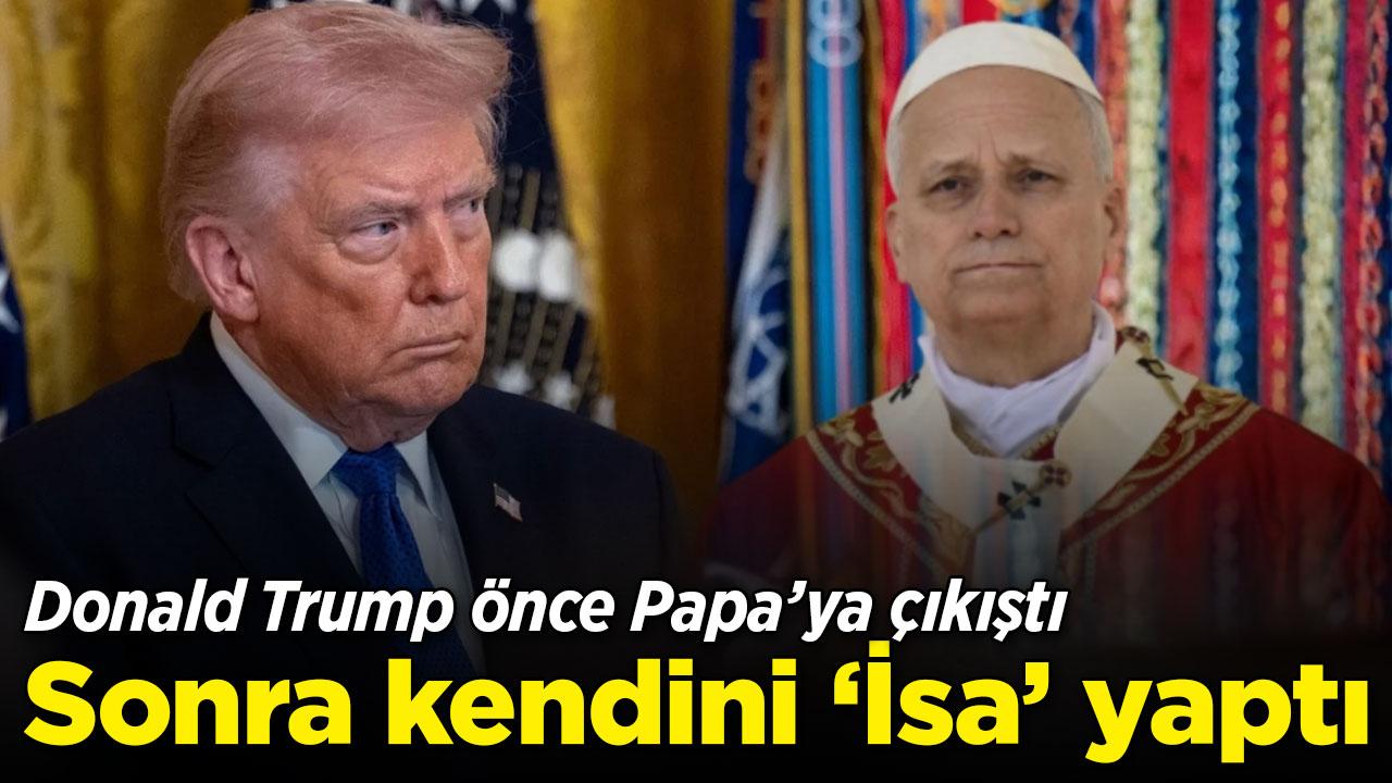 Trump'tan Papa'ya sert sözler, "İsa" göndermesi