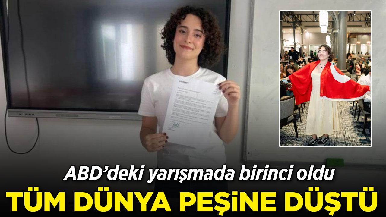 Türk genci ABD'de birinci oldu, tüm dünya peşine düştü