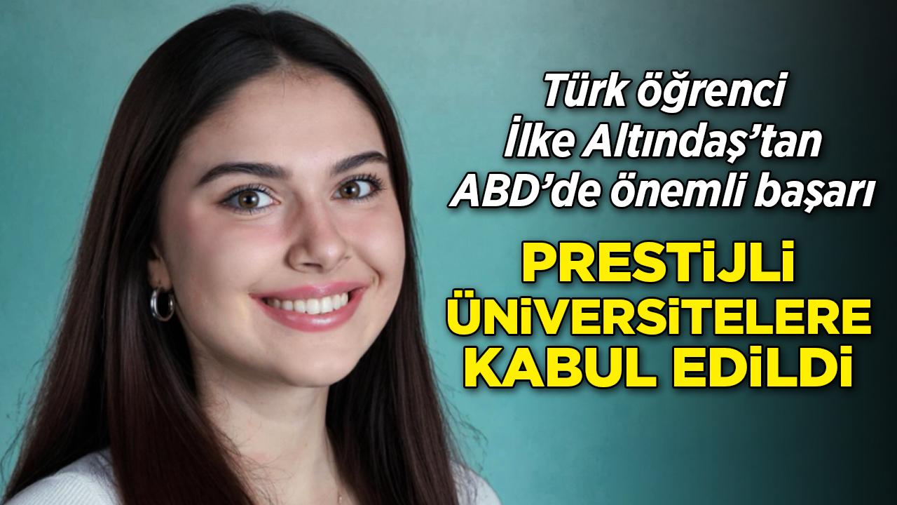 Türk öğrenciden ABD'de önemli başarı