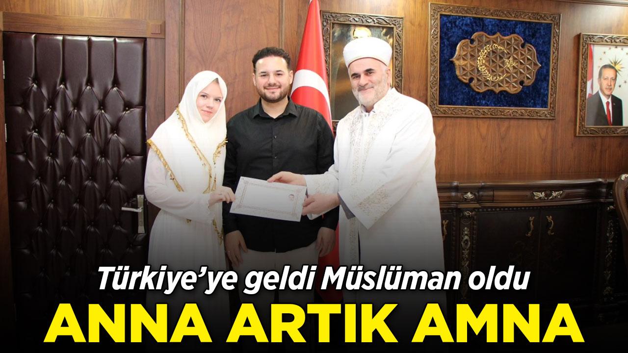 Türkiye'ye taşındı İslamiyet'i seçti
