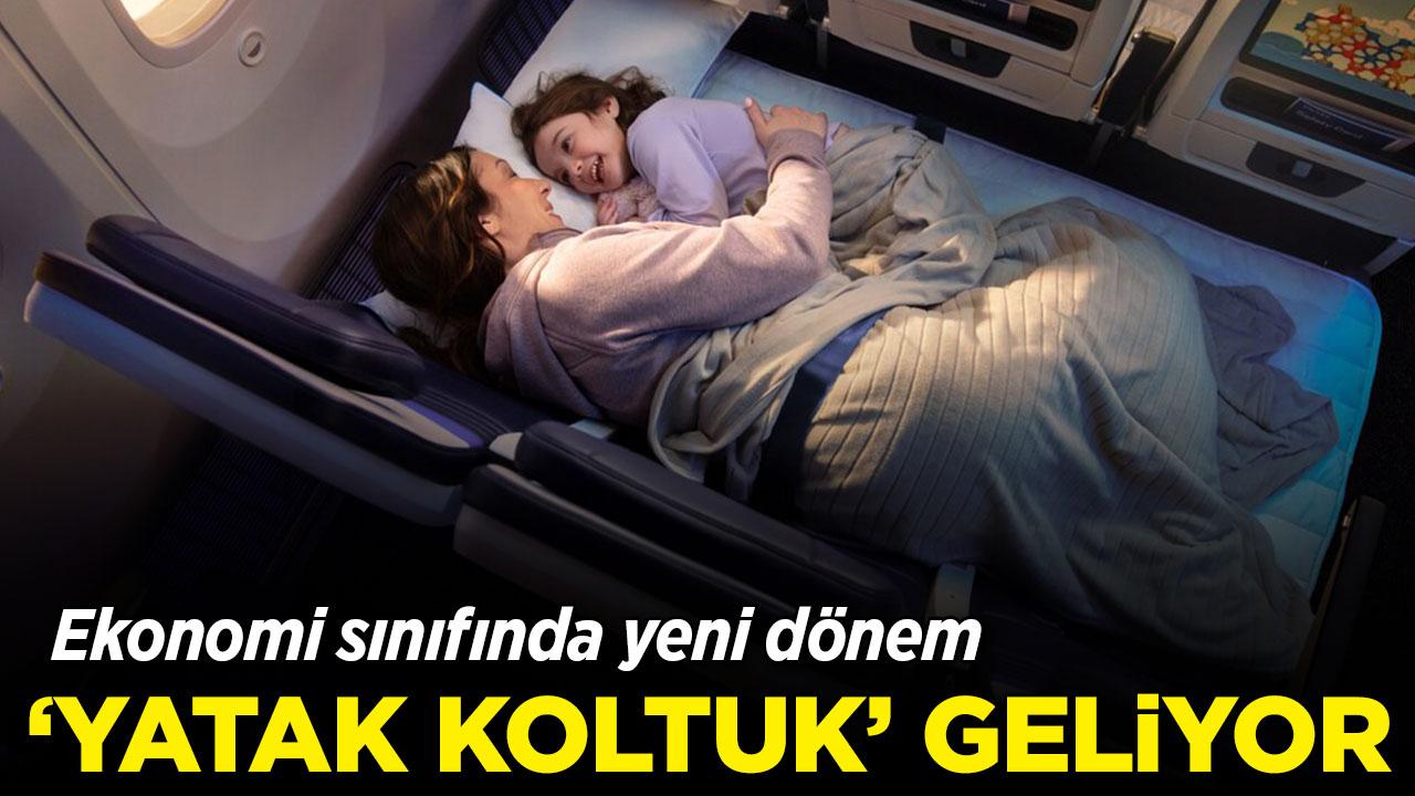 Uçaklara 'yatak koltuk' geliyor
