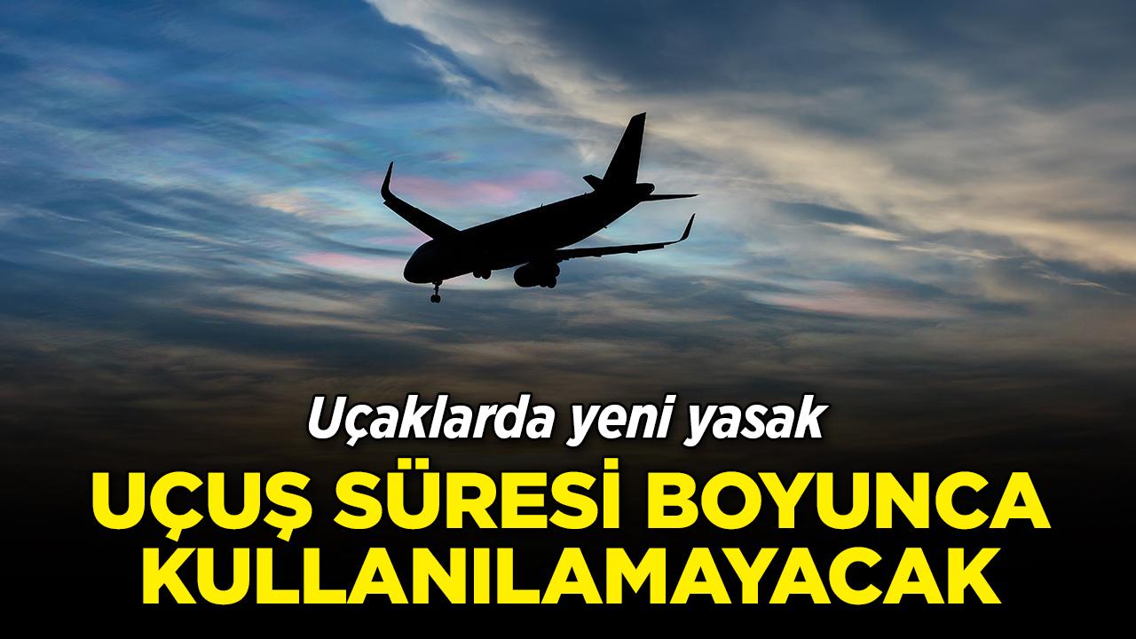 Uçaklarda yeni yasak: Uçuş süresi boyunca powerbank kullanılamayacak