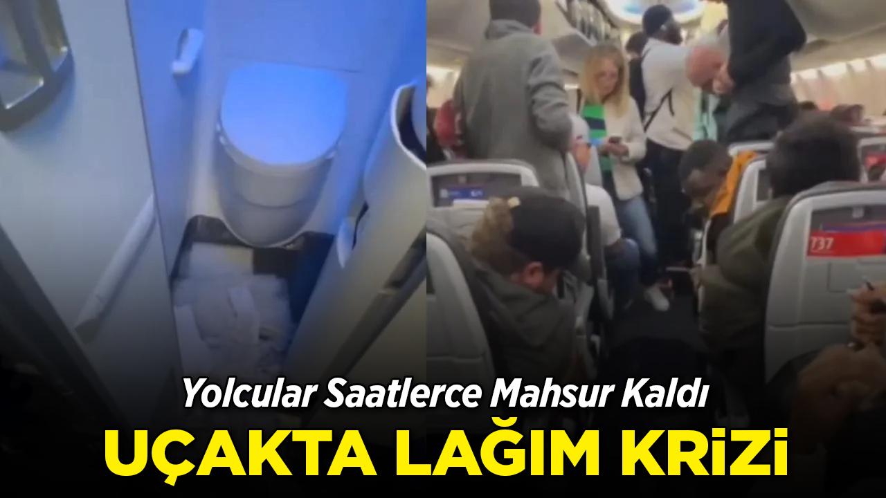 Uçakta Lağım Krizi: Yolcular Saatlerce Mahsur Kaldı