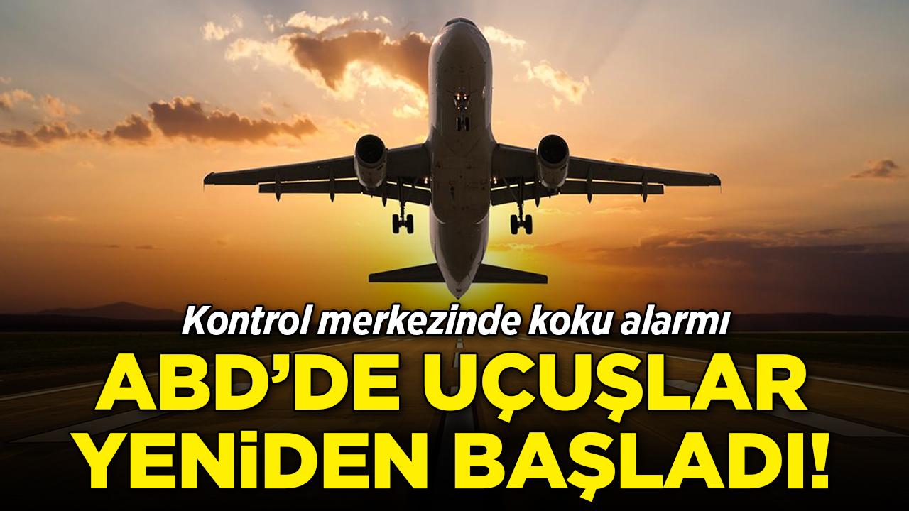 Washington'da uçuşlar yeniden başladı!